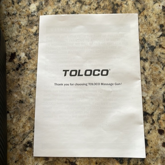 Massage Gun, TOLOCO TO-M63 Upgrade Percussion For Athletes Deep Tissue Muscle E2 - Picture 11 of 11